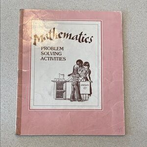 Vintage Mathematics Problem Solving Activities Book from 1978